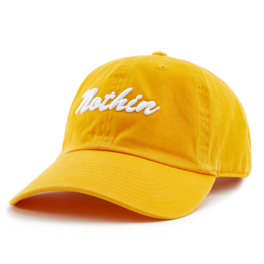 
                  
                    Load image into Gallery viewer, Nothin Strapback Hat - Golden Yellow
                  
                