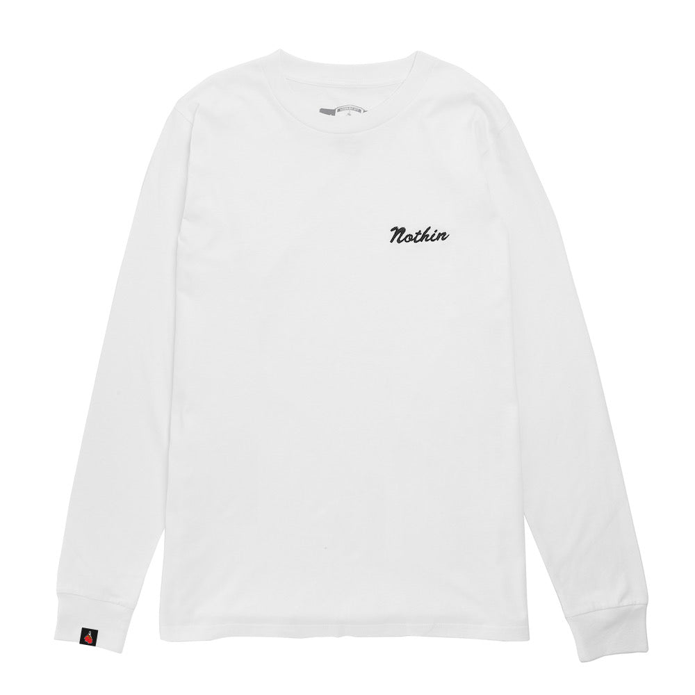 
                  
                    Load image into Gallery viewer, Nothin Basic Long Sleeve - White (Men&amp;#39;s)
                  
                