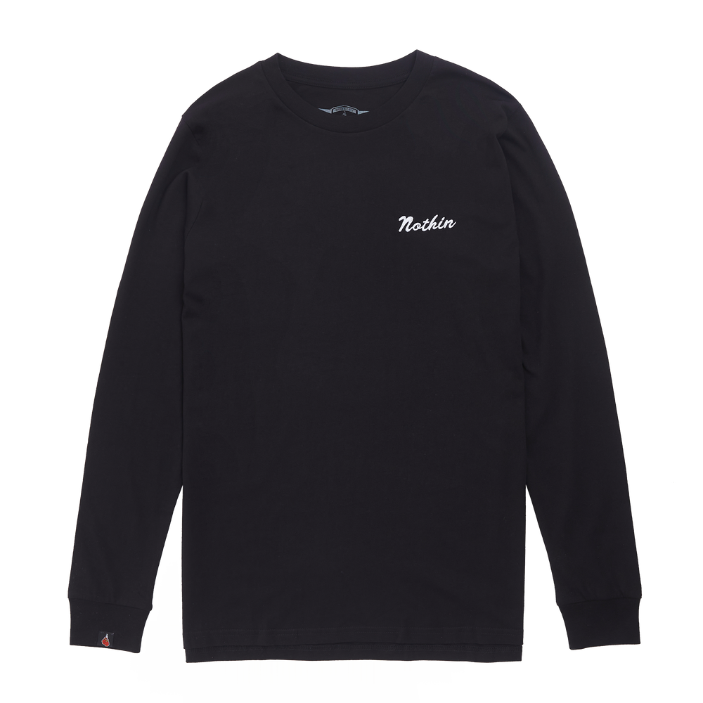 
                  
                    Load image into Gallery viewer, Nothin Basic Long Sleeve - Black (Women&amp;#39;s)
                  
                
