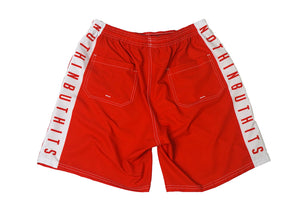 
                  
                    Load image into Gallery viewer, Striped Athletic Trunks - Red
                  
                